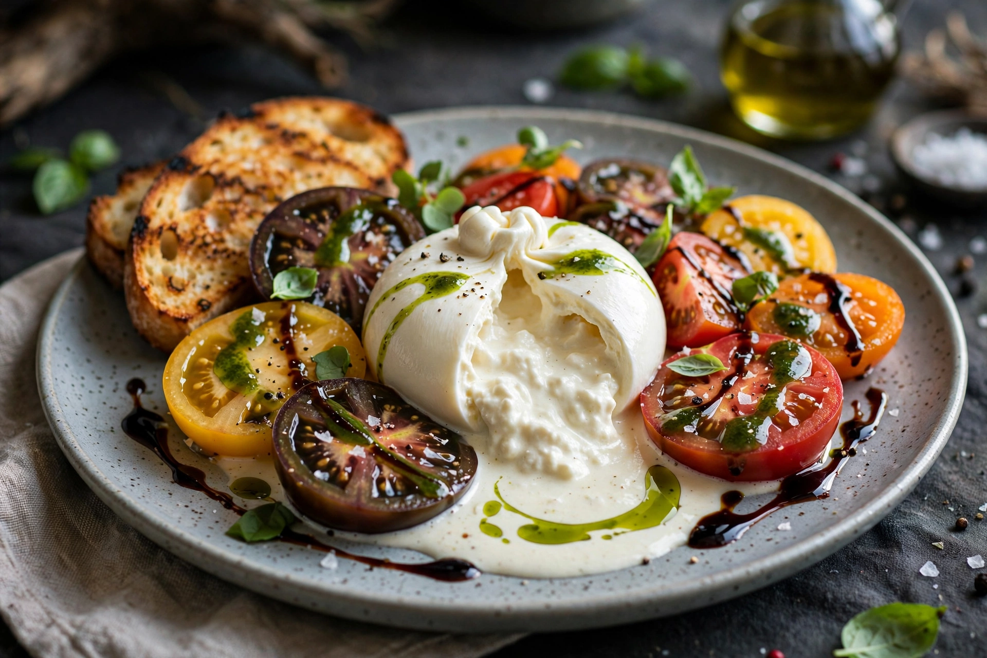 Burrata & Heirloom Tomato